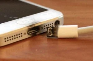 Damaged USB phone charger
